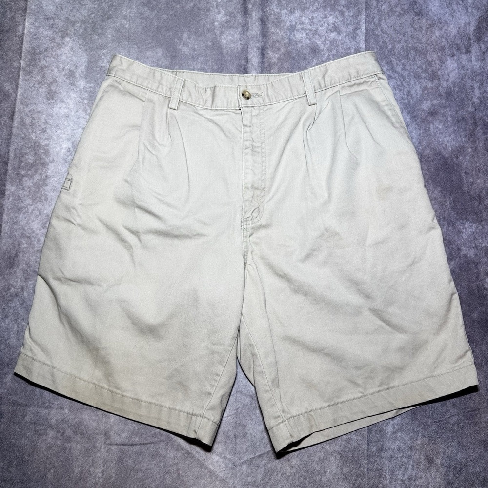 Carhartt Mens Pleated‎ Work Short Sz 36 B133STN